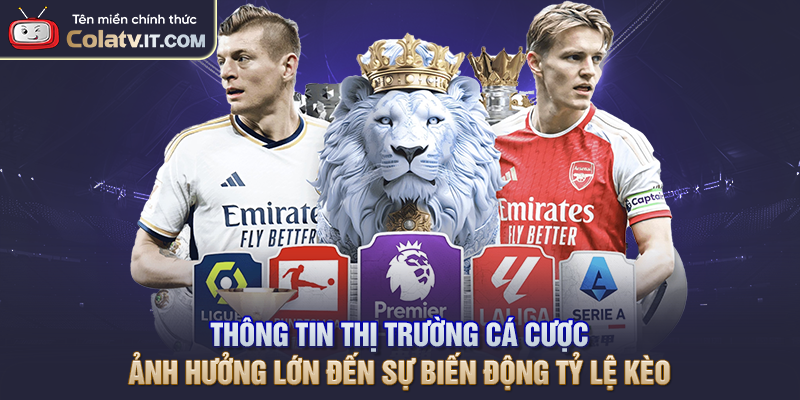 Thông tin thị trường cá cược ảnh hưởng lớn đến sự biến động tỷ lệ kèo